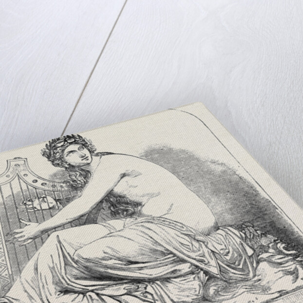 The Queen of the Waters Tuning Her Harp to Celebrate the Alliance of the Western Powers. (Sculptere), Exhibition of the Royal Academy by Anonymous