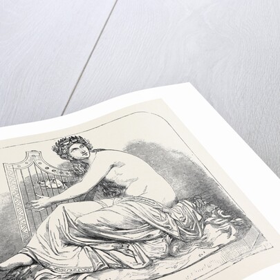 The Queen of the Waters Tuning Her Harp to Celebrate the Alliance of the Western Powers. (Sculptere), Exhibition of the Royal Academy by Anonymous