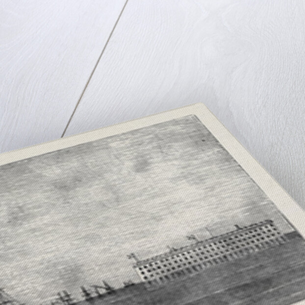 The Russian Navy at Cronstadt, Sketched from the Paddle Box of H.M.S. Merlin by Anonymous