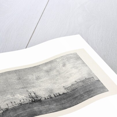 The Russian Navy at Cronstadt, Sketched from the Paddle Box of H.M.S. Merlin by Anonymous