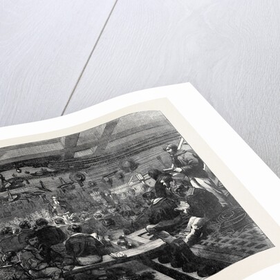 Sunday Morning Divine Service on Board the Caesar, in the Baltic Fleet by Anonymous