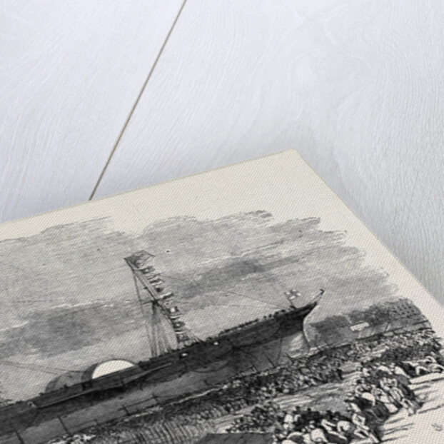 Launch of the Persia (the Largest Steamer in the World), at Glasgow, July 14, 1855 by Anonymous