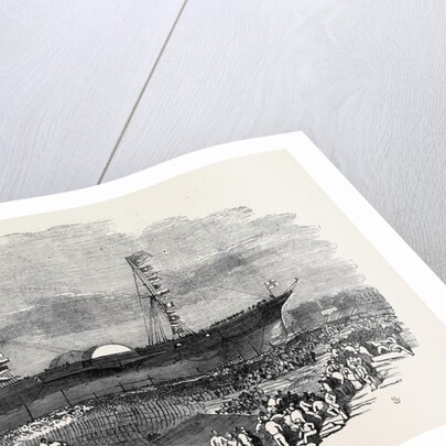 Launch of the Persia (the Largest Steamer in the World), at Glasgow, July 14, 1855 by Anonymous