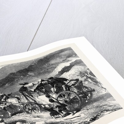 The Stagecoach of the Last Century, from the Exhibition of the Society of Painters in Water Colours by Anonymous
