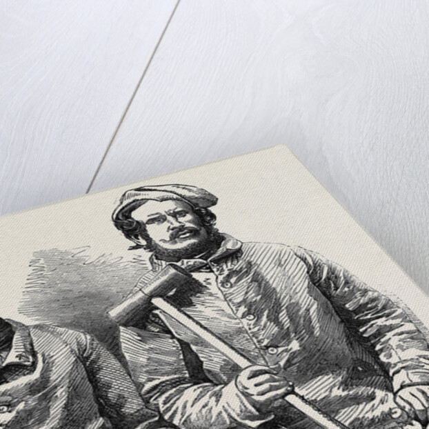 Invalided Soldiers Before the Hospital Barracks, at Brompton. by Anonymous