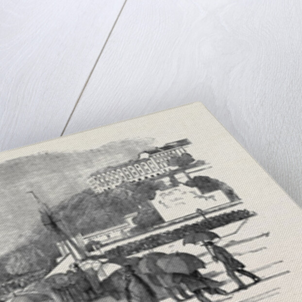 Funeral of the Late Lord Raglan: Arrival of the Caradoc at Cumberland Basin, Clifton by Anonymous