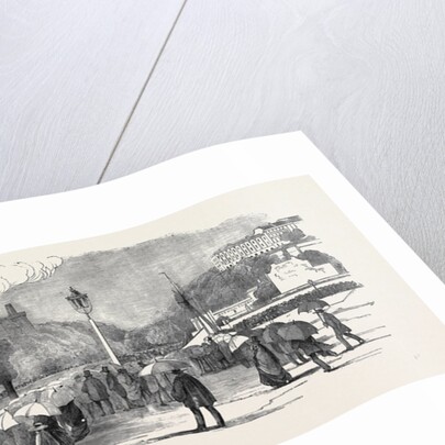 Funeral of the Late Lord Raglan: Arrival of the Caradoc at Cumberland Basin, Clifton by Anonymous