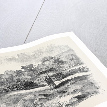 Sketches in the Crimea, Valley of Vorutzia: Turkish Batteries Commanding the Woronzow Road by Anonymous