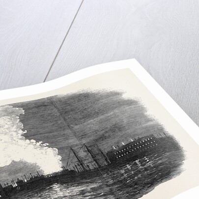 Fire Over Cronstadt, Seen from the Quarterdeck of the Caesar by Anonymous