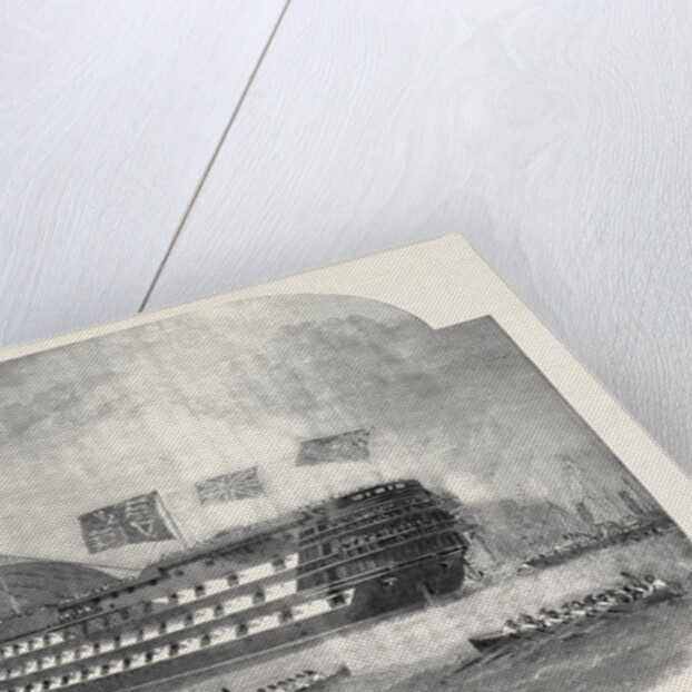 The Marlborough, Immediately after the Launch, at Portsmouth by Anonymous