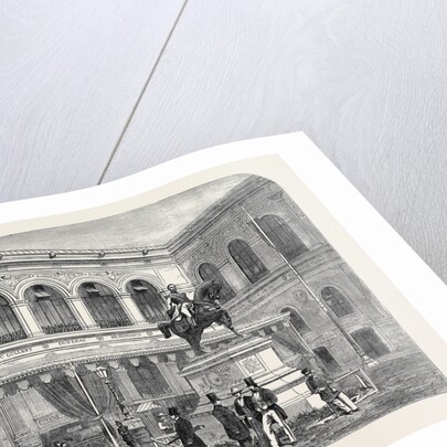 The Palace of Industry at Paris, Eastern Entrance, and Statue of the Emperor of the French by Anonymous