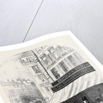Scenes in Paris, the Boulevard Des Italiens by Anonymous