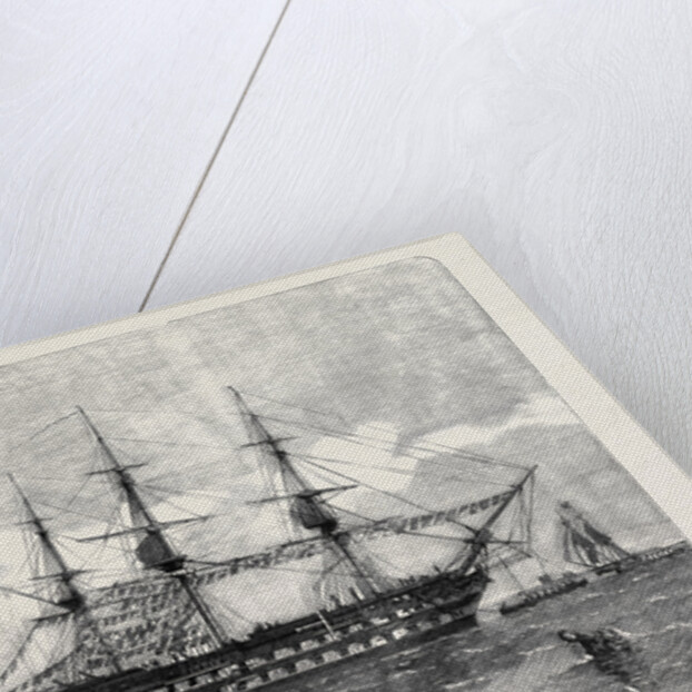 The Belleisle Hospital Ship Taking Provisions on Board by Anonymous