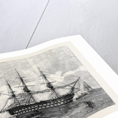 The Belleisle Hospital Ship Taking Provisions on Board by Anonymous