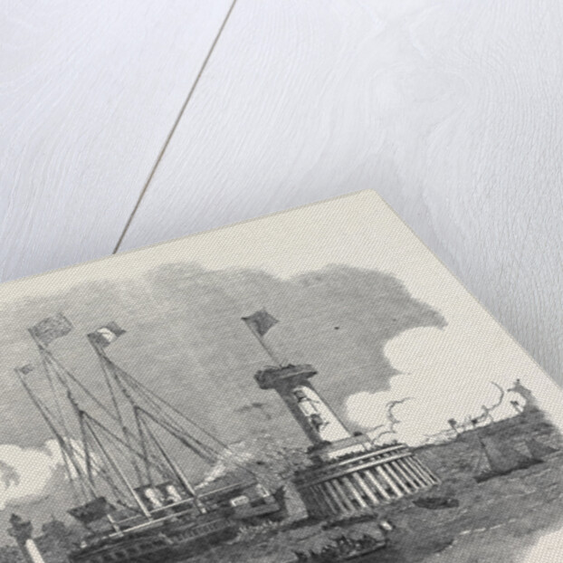 Her Maiesty's Visit to France, the Royal Yacht Entering Boulogne Harbour by Anonymous