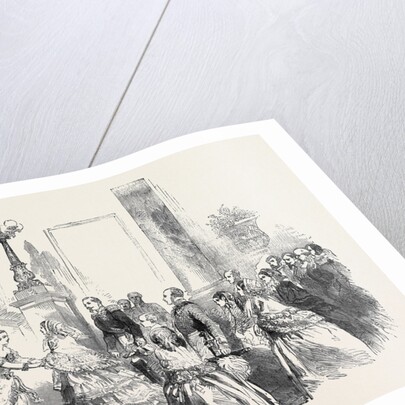 The Queen's Visit to Paris: Reception of Her Majesty at the Foot of the Grand Staircase, Palace of St. Cloud by Anonymous