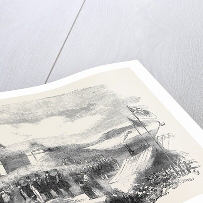 Sir James Graham Commencing the Silloth Railway, Friday, 31 August, 1855 by Anonymous