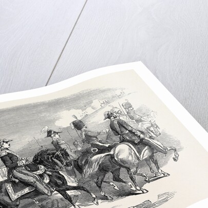 Sketch of the Funeral of the Late Lord Raglan in the Crimea by Anonymous