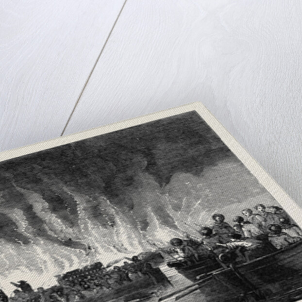 Destruction of Russian Vessels at Old Salis. by Anonymous