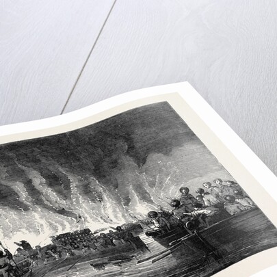 Destruction of Russian Vessels at Old Salis. by Anonymous