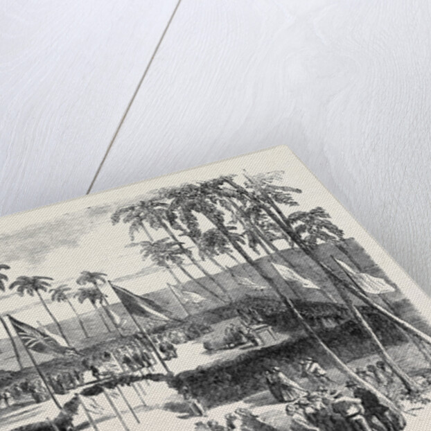 Commencement of the Pernambuco Railway, on the Island of Nogueira by Anonymous