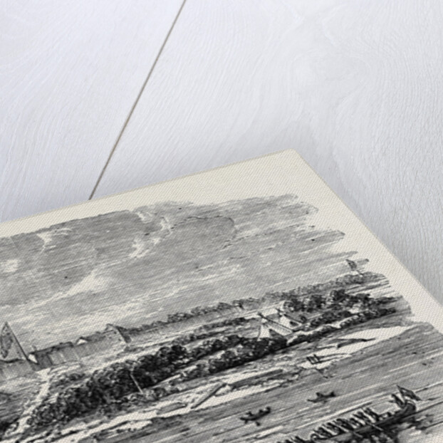 The Arctic Expedition and Forlorn Hope Leaving Fort Resolution, in Search of Sir John Franklin's Party. by Anonymous