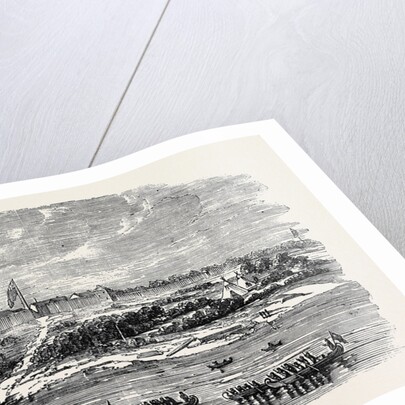 The Arctic Expedition and Forlorn Hope Leaving Fort Resolution, in Search of Sir John Franklin's Party. by Anonymous