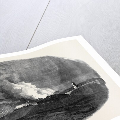 The Siege of Sebastopol, Destruction of the Southern Part of the Large Barracks by Anonymous