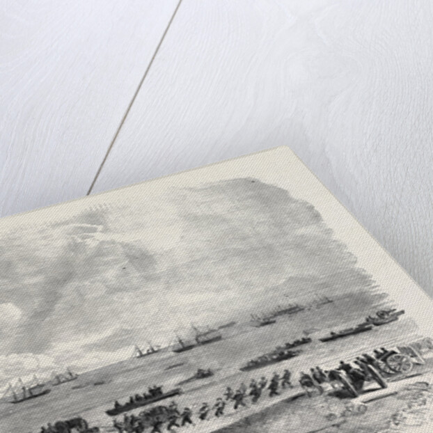 Landing Artillery on the Spit, Kinburn by Anonymous