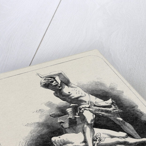 The Paris Universal Exhibition: Parian Group, Cain and Abel by Anonymous