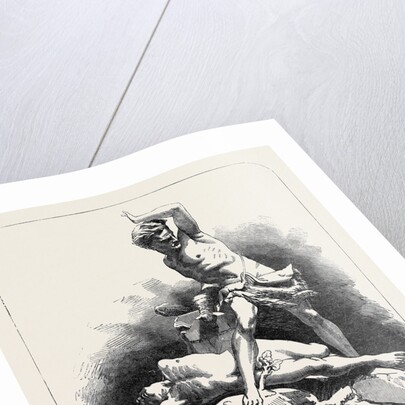 The Paris Universal Exhibition: Parian Group, Cain and Abel by Anonymous