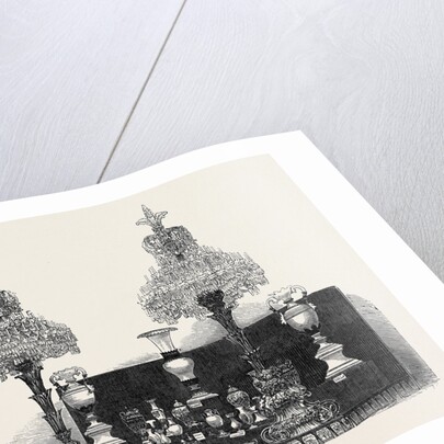 The Paris Universal Exhibition: French Glass Manufactures in the Nave Stall of the Paris Exhibition. by Anonymous