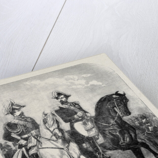 The King of Sardinia and the Emperor of the French at the Grand Review at Paris. by Anonymous