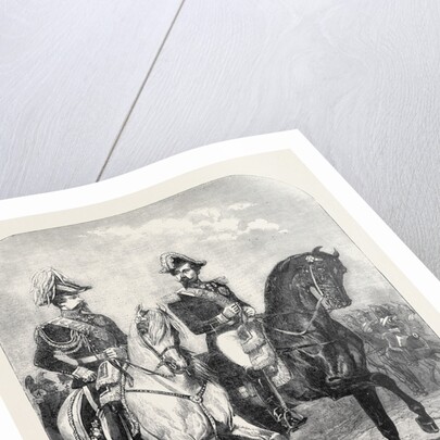 The King of Sardinia and the Emperor of the French at the Grand Review at Paris. by Anonymous