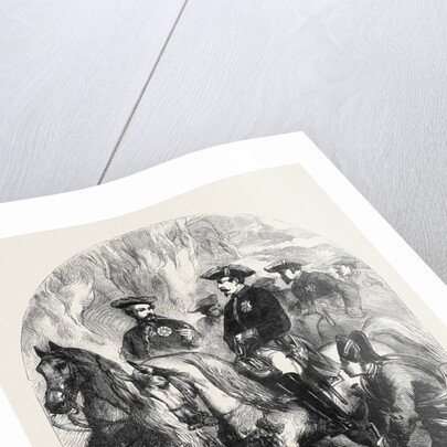 The King of Sardinia and the Emperor of the French Hunting in the Forest of Fontainebleau by Anonymous