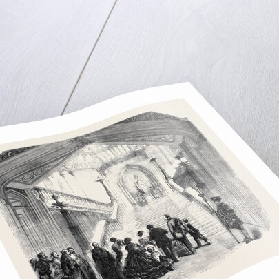 Arrival of the King of Sardinia at Windsor Castle, the Grand Staircase by Anonymous