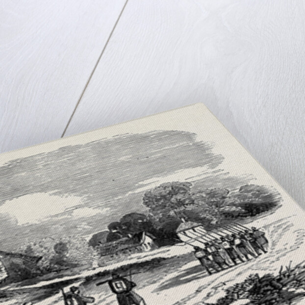 Village of Poprova, Fourteen Miles from Fort Kinburn by Anonymous