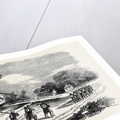 Village of Poprova, Fourteen Miles from Fort Kinburn by Anonymous