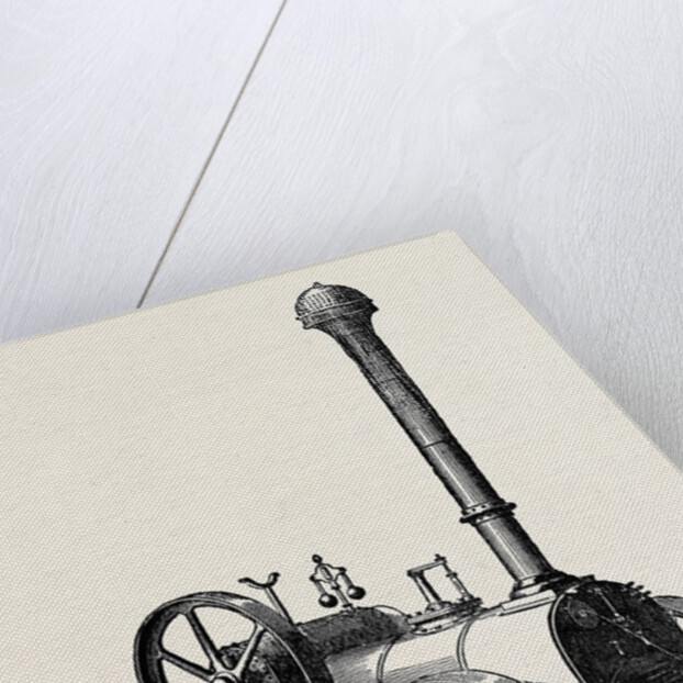 Side View of Tuxford and Sons' Prize Portable Steam Engine by Anonymous