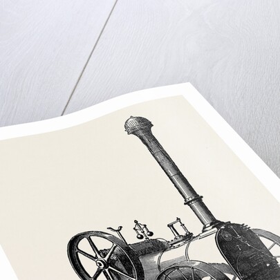 Side View of Tuxford and Sons' Prize Portable Steam Engine by Anonymous