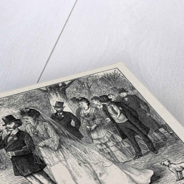Pictures of Parisian Life: A Wedding Party in the Bois De Boulogne by Anonymous