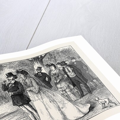 Pictures of Parisian Life: A Wedding Party in the Bois De Boulogne by Anonymous