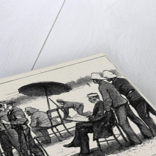 Wimbledon Camp, Shooting for the Army and Navy Challenge Cup, July 25, 1874 by Anonymous