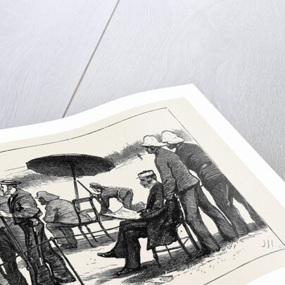 Wimbledon Camp, Shooting for the Army and Navy Challenge Cup, July 25, 1874 by Anonymous