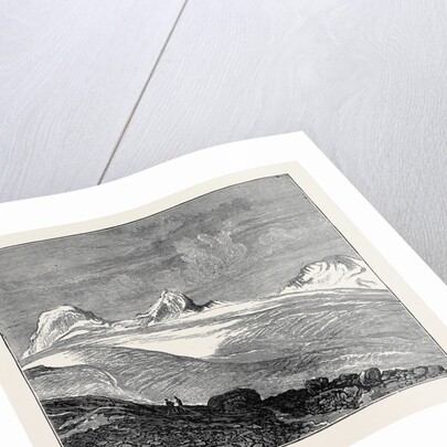 The King of Italy's Hunting Quarters in the Aosta Valley: Foot of the Glacier of Moncarné by Anonymous