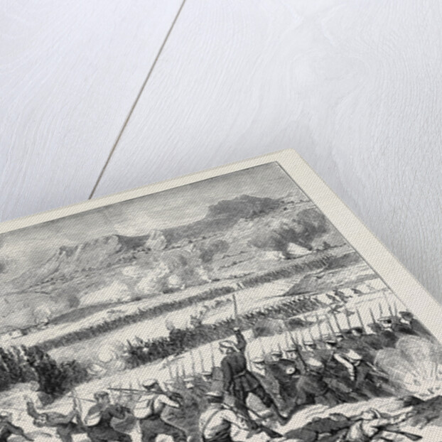 The Battle Before Estella, Carlists Attacking Republicans at Zabal by Anonymous
