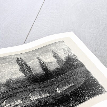 The Attack on Prince Bismarck, Bridge Over the Saale at Kissingen Where Kullmann Was Arrested, August 1, 1874 by Anonymous