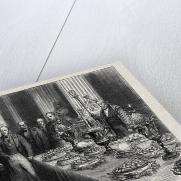 Presentation of Fruit to the Lord Mayor of London, an Annual Custom of the Fruiterers' Company, August 8, 1874 by Anonymous