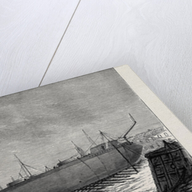 The Attempt to Launch the Ironclad Independencia Built for the Brazilian Government, August 15, 1874 by Anonymous