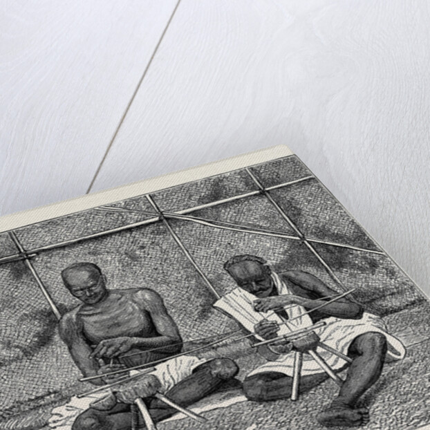The Ceylon Pearl Fishery, Drilling Holes in the Pearls by Anonymous